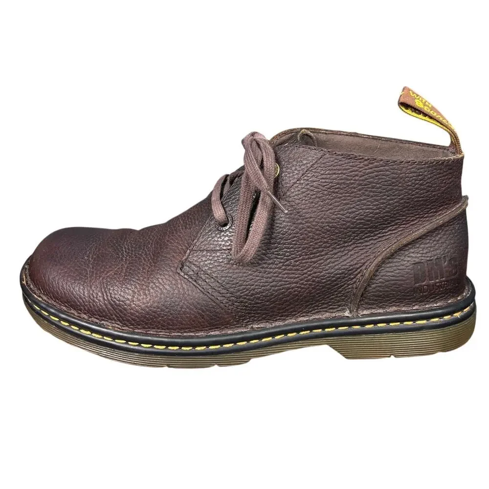 Dr. Martens Unisex Sussex Brown Leather Chukka Boots Size M 10 W 11